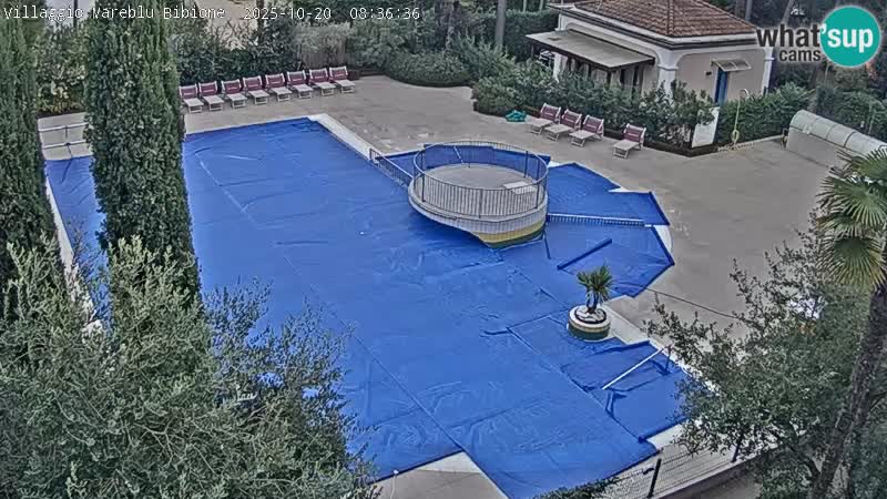 Piscina Villaggio Mare Blu webcam LIVE Bibione Pineda – Italia