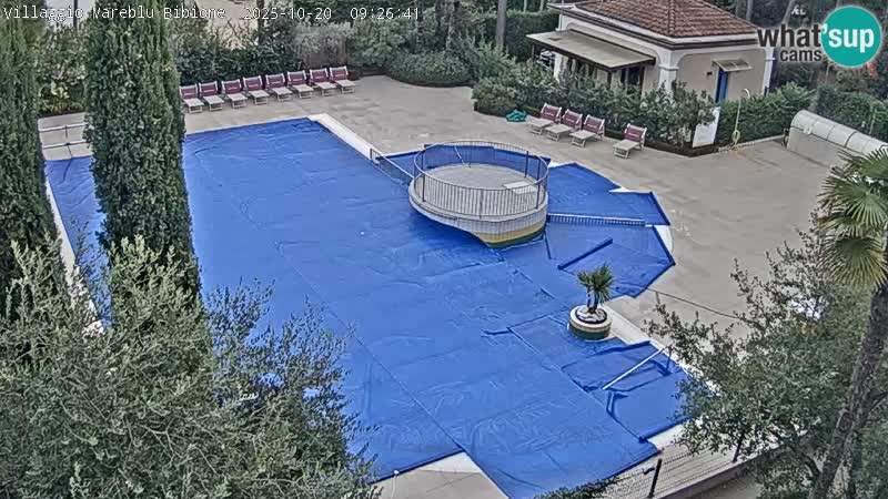 Piscina Villaggio Mare Blu EN VIVO webcam Bibione Pineda – Italia