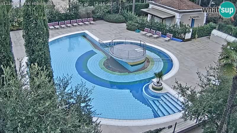Villaggio Mare Blu pool LIVE webcam Bibione Pineda – Italy