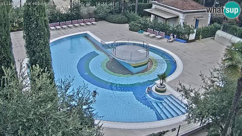 Piscina Villaggio Mare Blu EN VIVO webcam Bibione Pineda – Italia