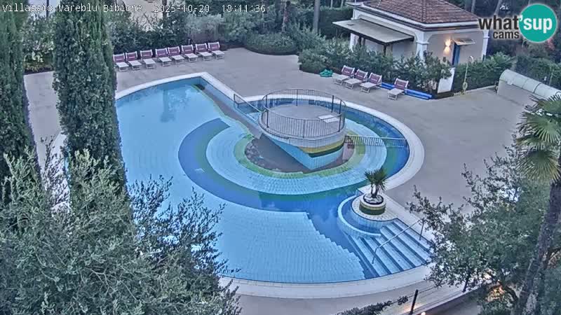 Piscina Villaggio Mare Blu EN VIVO webcam Bibione Pineda – Italia