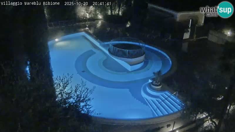 Villaggio Mare Blu bazen Spletna kamera V živo Bibione Pineda – Italija
