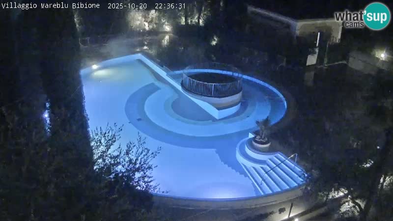 Piscina Villaggio Mare Blu EN VIVO webcam Bibione Pineda – Italia