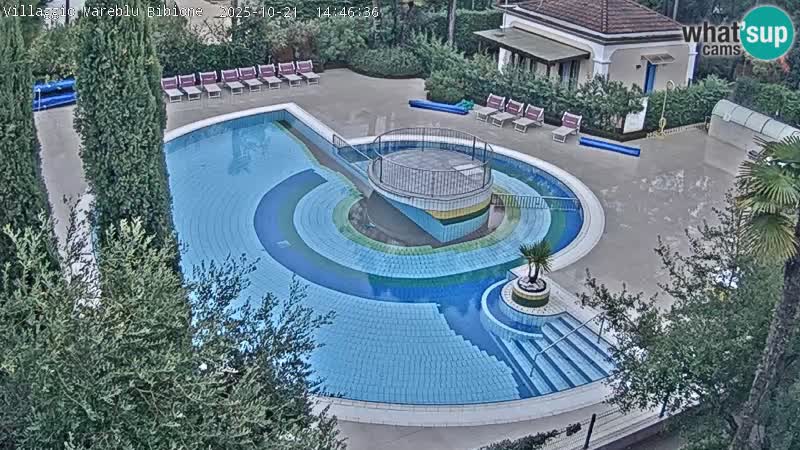 Villaggio Mare Blu piscine LIVE webcam Bibione Pineda – Italie