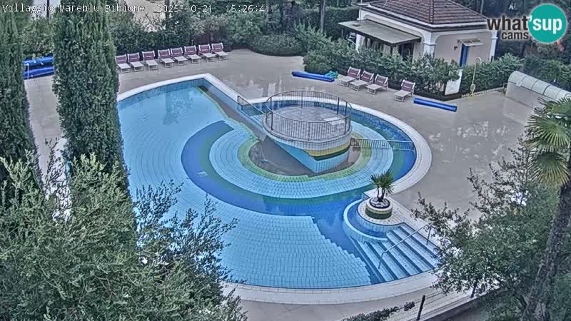 Villaggio Mare Blu Pool LIVE-Webcam Bibione Pineda – Italien