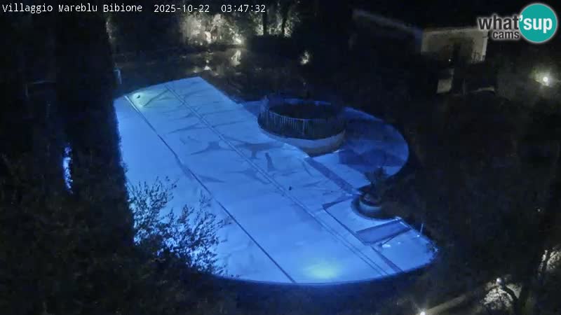 Villaggio Mare Blu bazen Spletna kamera V živo Bibione Pineda – Italija