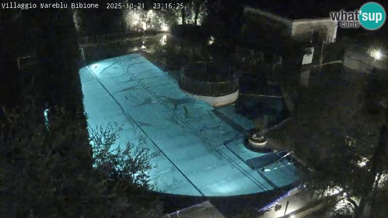 Villaggio Mare Blu bazen Spletna kamera V živo Bibione Pineda – Italija