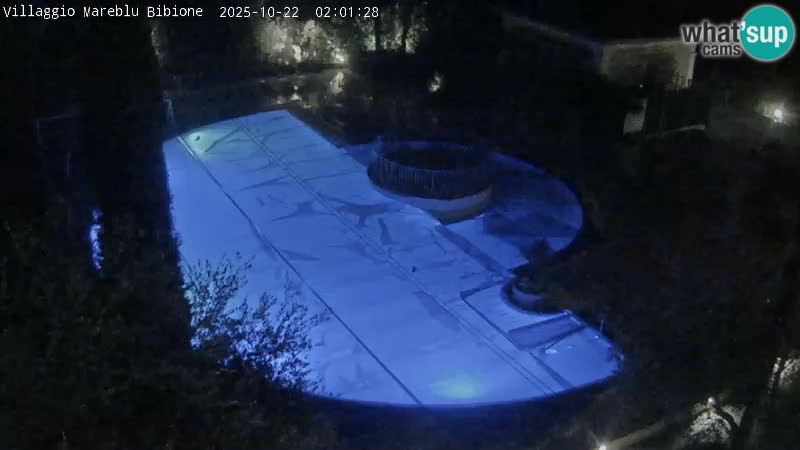 Villaggio Mare Blu bazen Spletna kamera V živo Bibione Pineda – Italija