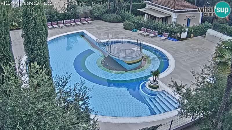 Villaggio Mare Blu pool LIVE webcam Bibione Pineda – Italy