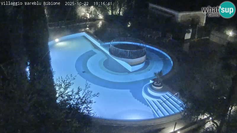 Villaggio Mare Blu pool LIVE webcam Bibione Pineda – Italy