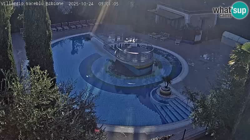 Villaggio Mare Blu piscine LIVE webcam Bibione Pineda – Italie