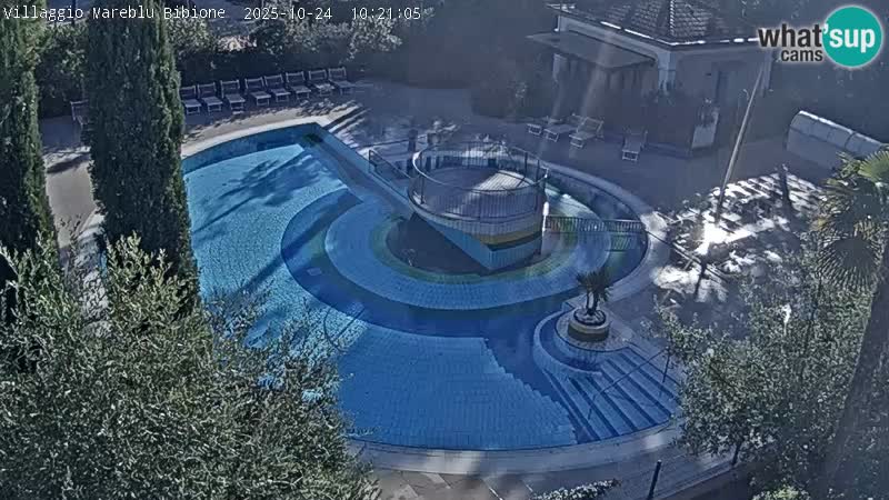 Villaggio Mare Blu piscine LIVE webcam Bibione Pineda – Italie