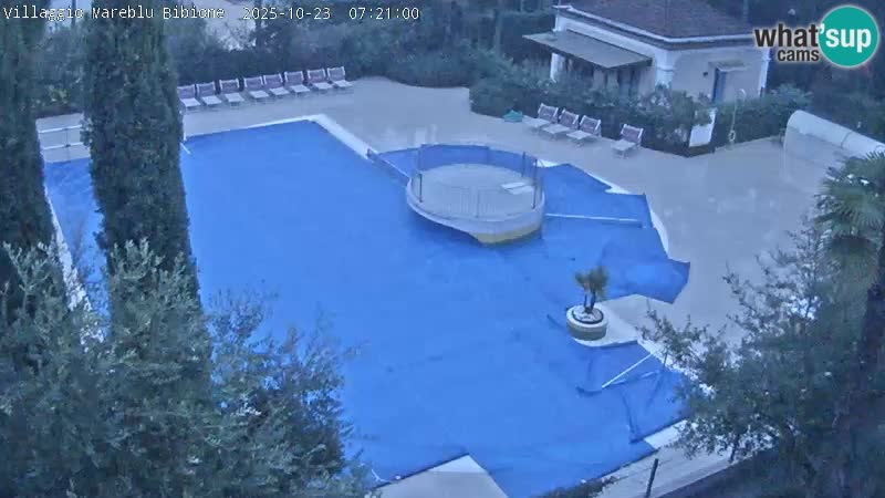 Villaggio Mare Blu pool LIVE webcam Bibione Pineda – Italy