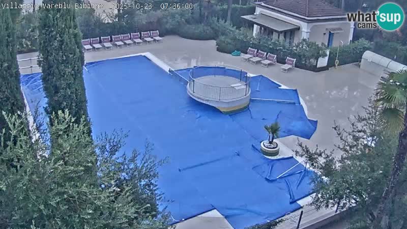 Piscina Villaggio Mare Blu EN VIVO webcam Bibione Pineda – Italia