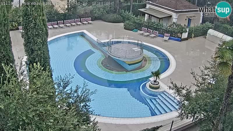Villaggio Mare Blu piscine LIVE webcam Bibione Pineda – Italie