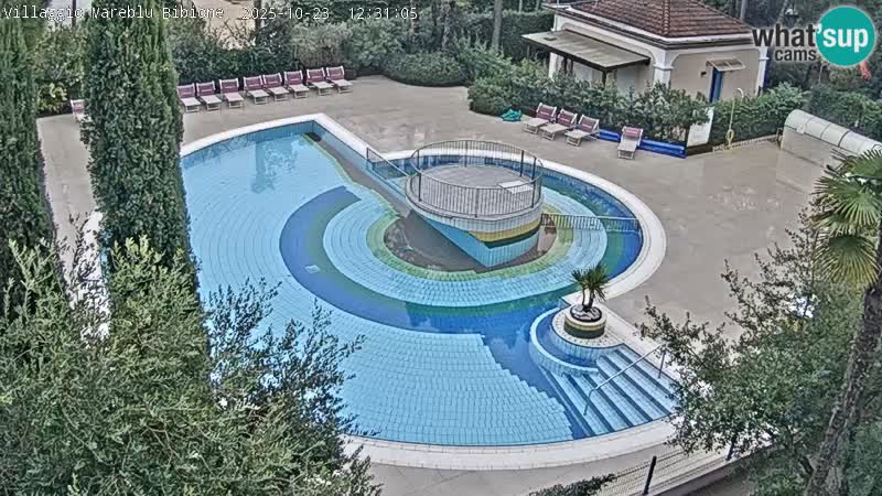 Piscina Villaggio Mare Blu EN VIVO webcam Bibione Pineda – Italia