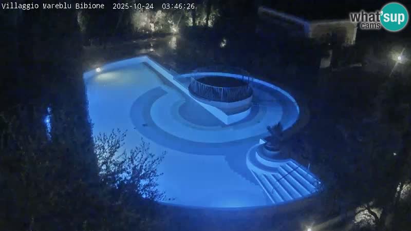 Villaggio Mare Blu bazen Spletna kamera V živo Bibione Pineda – Italija