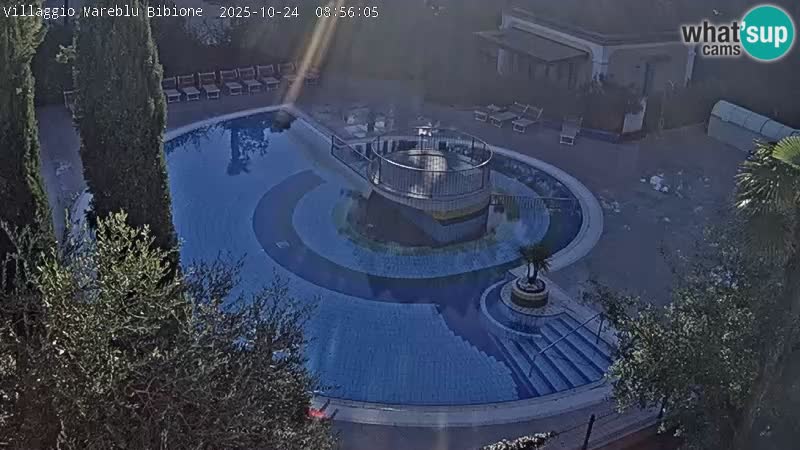 Villaggio Mare Blu piscine LIVE webcam Bibione Pineda – Italie