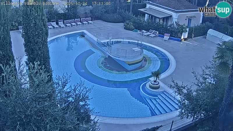 Villaggio Mare Blu piscine LIVE webcam Bibione Pineda – Italie