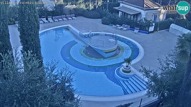 Piscina Villaggio Mare Blu webcam LIVE Bibione Pineda – Italia