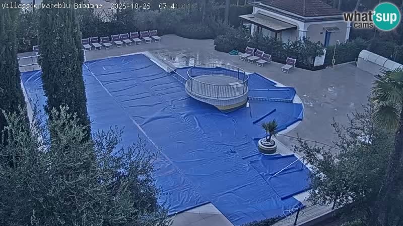 Villaggio Mare Blu pool LIVE webcam Bibione Pineda – Italy