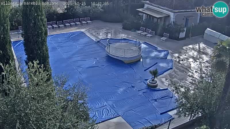 Villaggio Mare Blu pool LIVE webcam Bibione Pineda – Italy