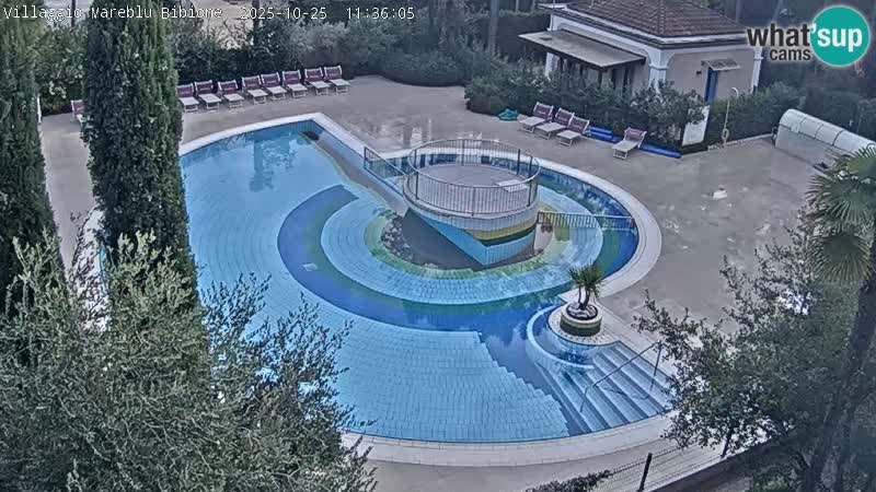 Piscina Villaggio Mare Blu webcam LIVE Bibione Pineda – Italia