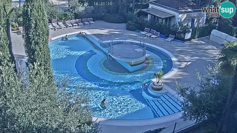 Piscina Villaggio Mare Blu EN VIVO webcam Bibione Pineda – Italia