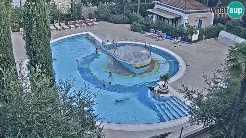 Villaggio Mare Blu Pool LIVE-Webcam Bibione Pineda – Italien