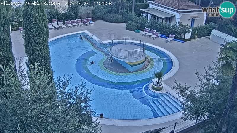 Piscina Villaggio Mare Blu webcam LIVE Bibione Pineda – Italia