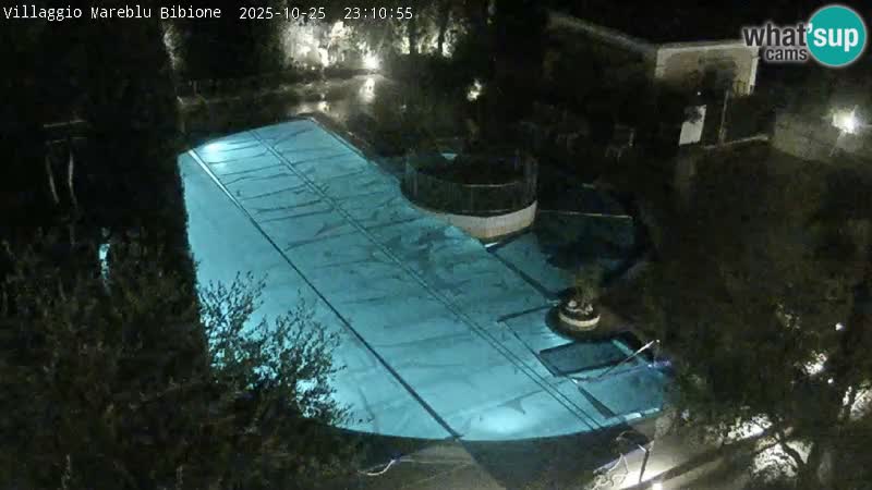 Villaggio Mare Blu bazen Spletna kamera V živo Bibione Pineda – Italija