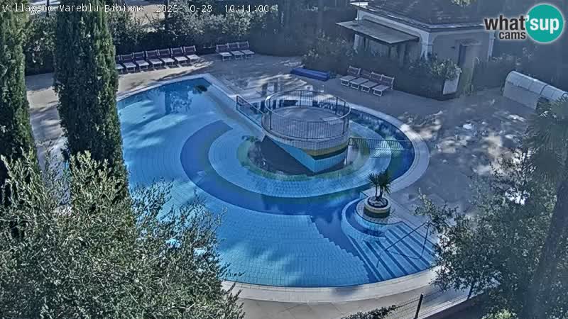 Piscina Villaggio Mare Blu webcam LIVE Bibione Pineda – Italia