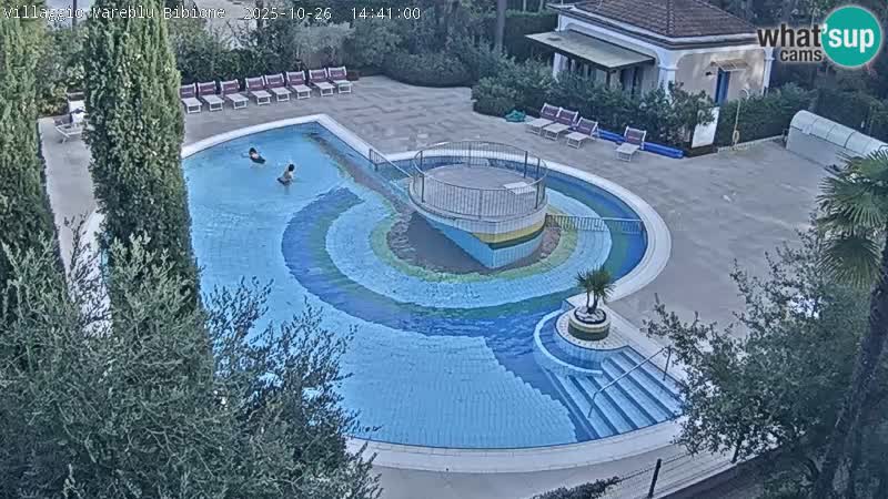 Villaggio Mare Blu Pool LIVE-Webcam Bibione Pineda – Italien