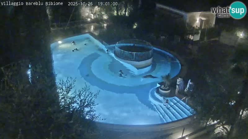 Villaggio Mare Blu pool LIVE webcam Bibione Pineda – Italy