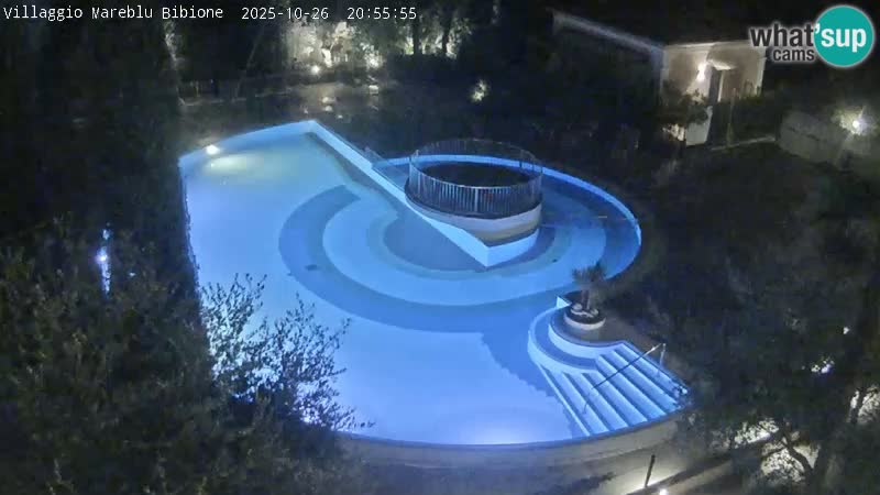 Villaggio Mare Blu pool LIVE webcam Bibione Pineda – Italy