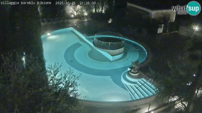 Villaggio Mare Blu piscine LIVE webcam Bibione Pineda – Italie