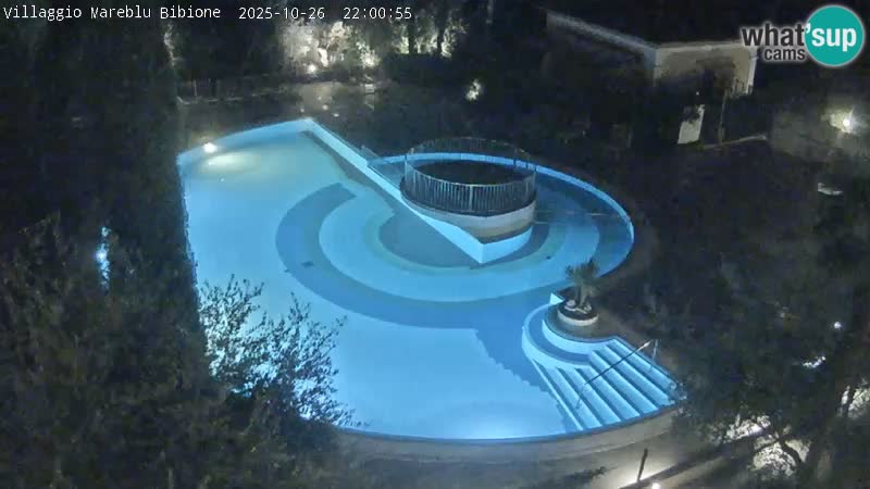 Villaggio Mare Blu bazen Spletna kamera V živo Bibione Pineda – Italija