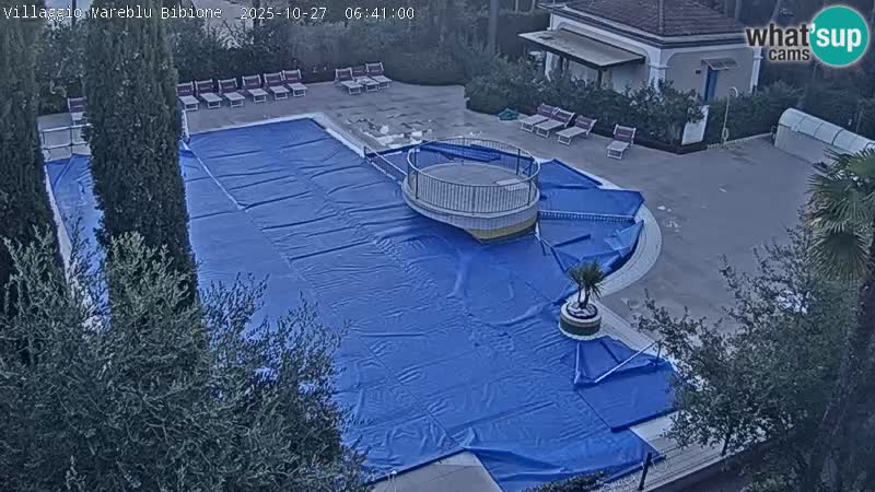 Villaggio Mare Blu piscine LIVE webcam Bibione Pineda – Italie