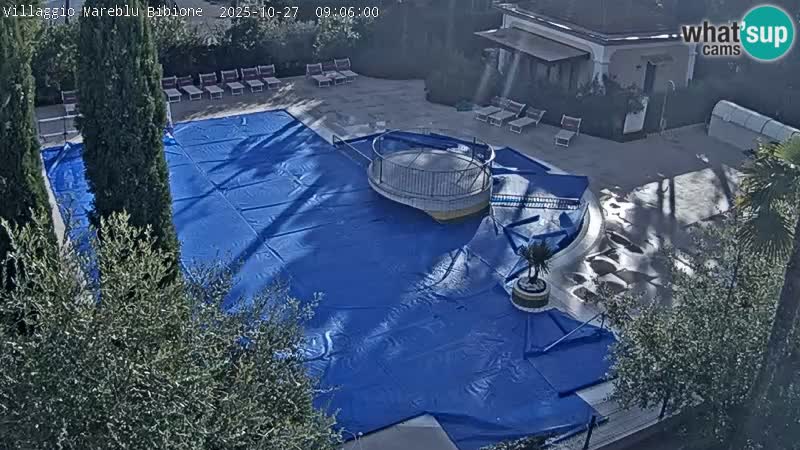 Villaggio Mare Blu piscine LIVE webcam Bibione Pineda – Italie