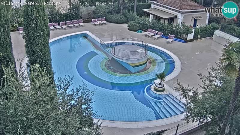 Villaggio Mare Blu pool LIVE webcam Bibione Pineda – Italy