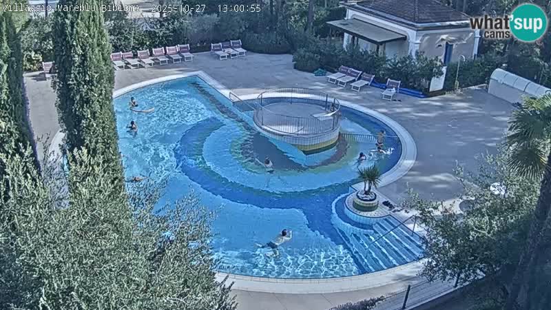 Villaggio Mare Blu piscine LIVE webcam Bibione Pineda – Italie