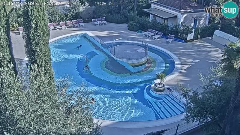 Villaggio Mare Blu pool LIVE webcam Bibione Pineda – Italy