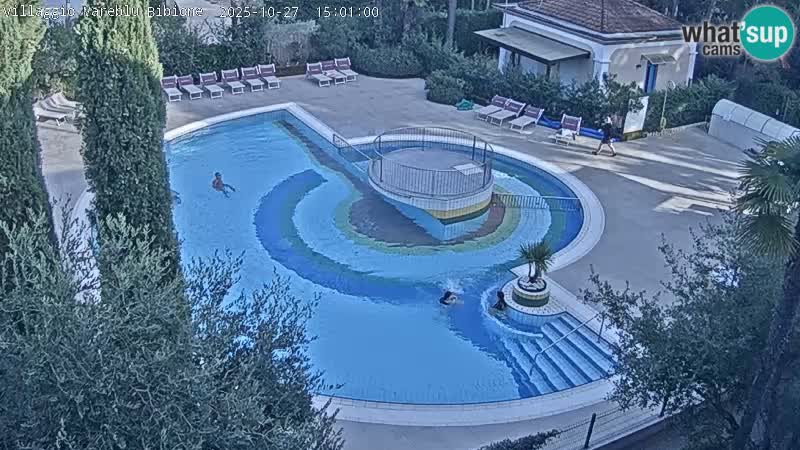 Villaggio Mare Blu pool LIVE webcam Bibione Pineda – Italy