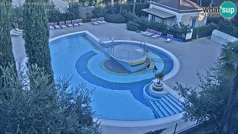 Villaggio Mare Blu pool LIVE webcam Bibione Pineda – Italy