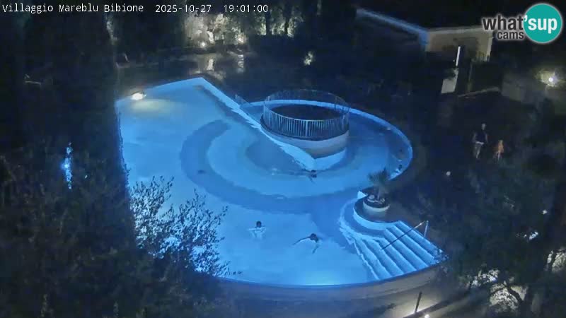 Villaggio Mare Blu pool LIVE webcam Bibione Pineda – Italy