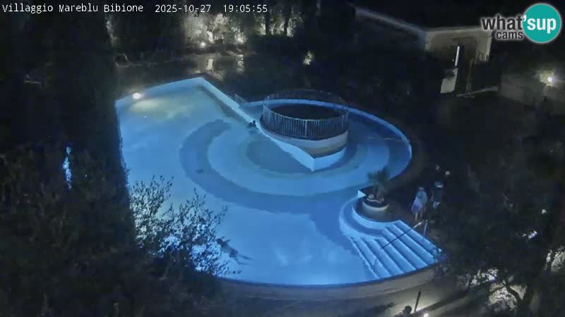 Villaggio Mare Blu piscine LIVE webcam Bibione Pineda – Italie