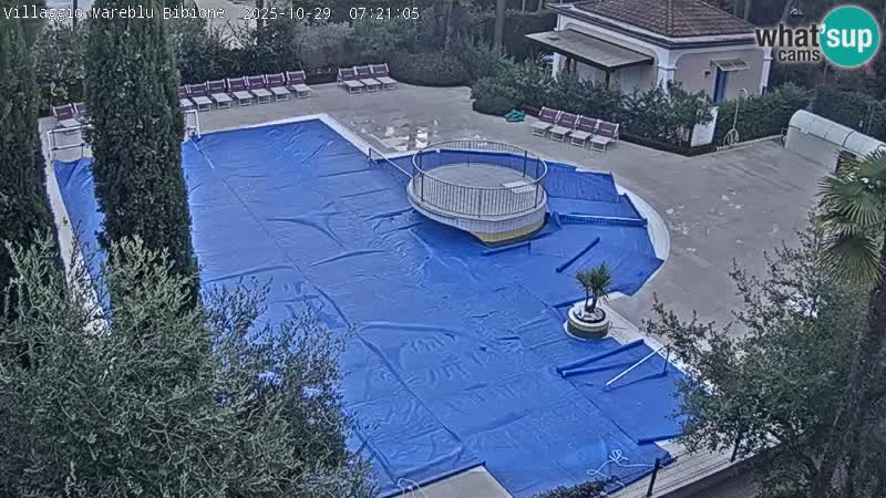 Villaggio Mare Blu Pool LIVE-Webcam Bibione Pineda – Italien
