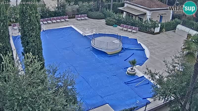 Villaggio Mare Blu Pool LIVE-Webcam Bibione Pineda – Italien