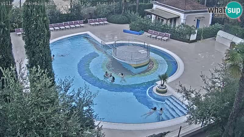 Villaggio Mare Blu piscine LIVE webcam Bibione Pineda – Italie