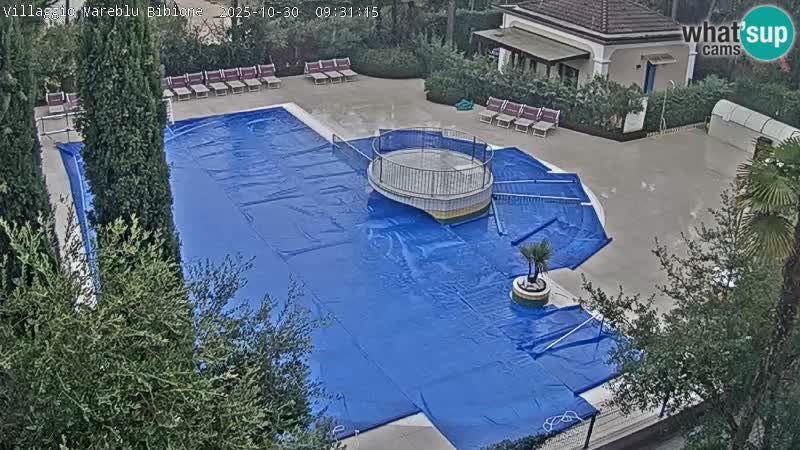 Piscina Villaggio Mare Blu EN VIVO webcam Bibione Pineda – Italia
